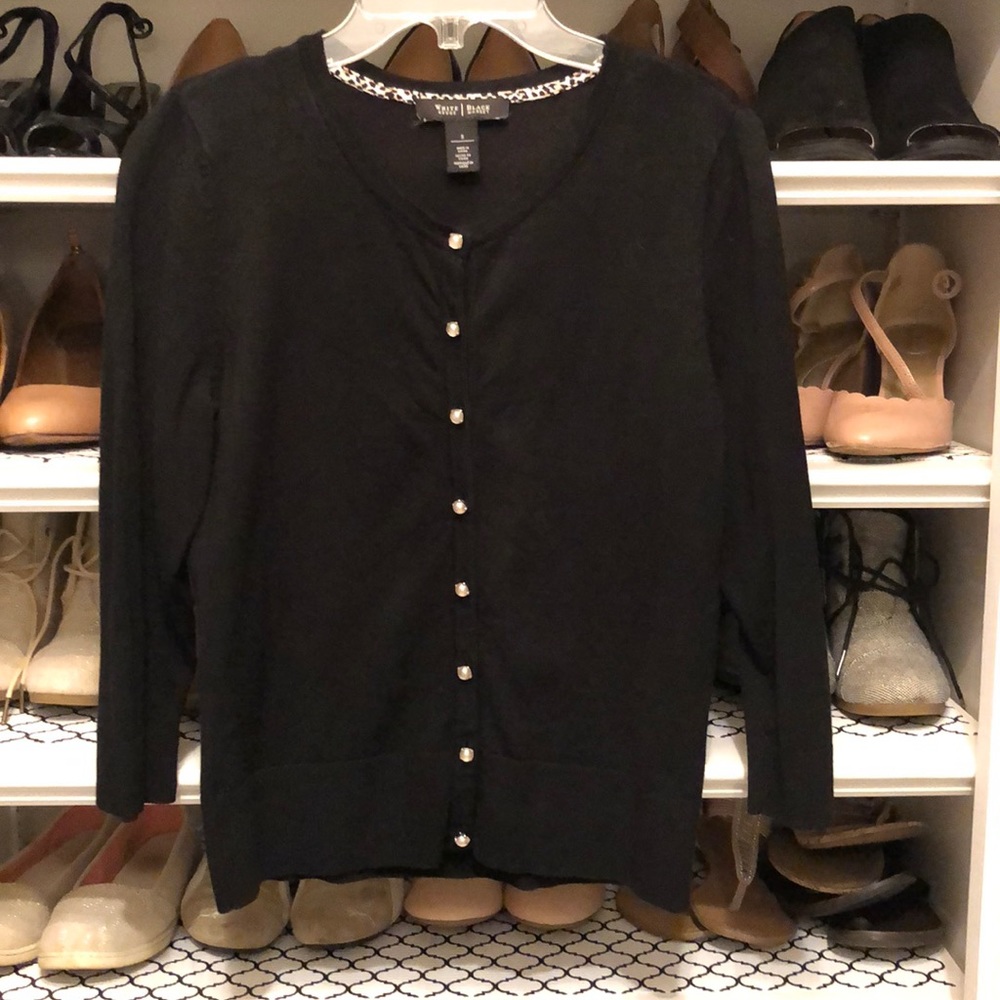 White House Black Market black cardigan